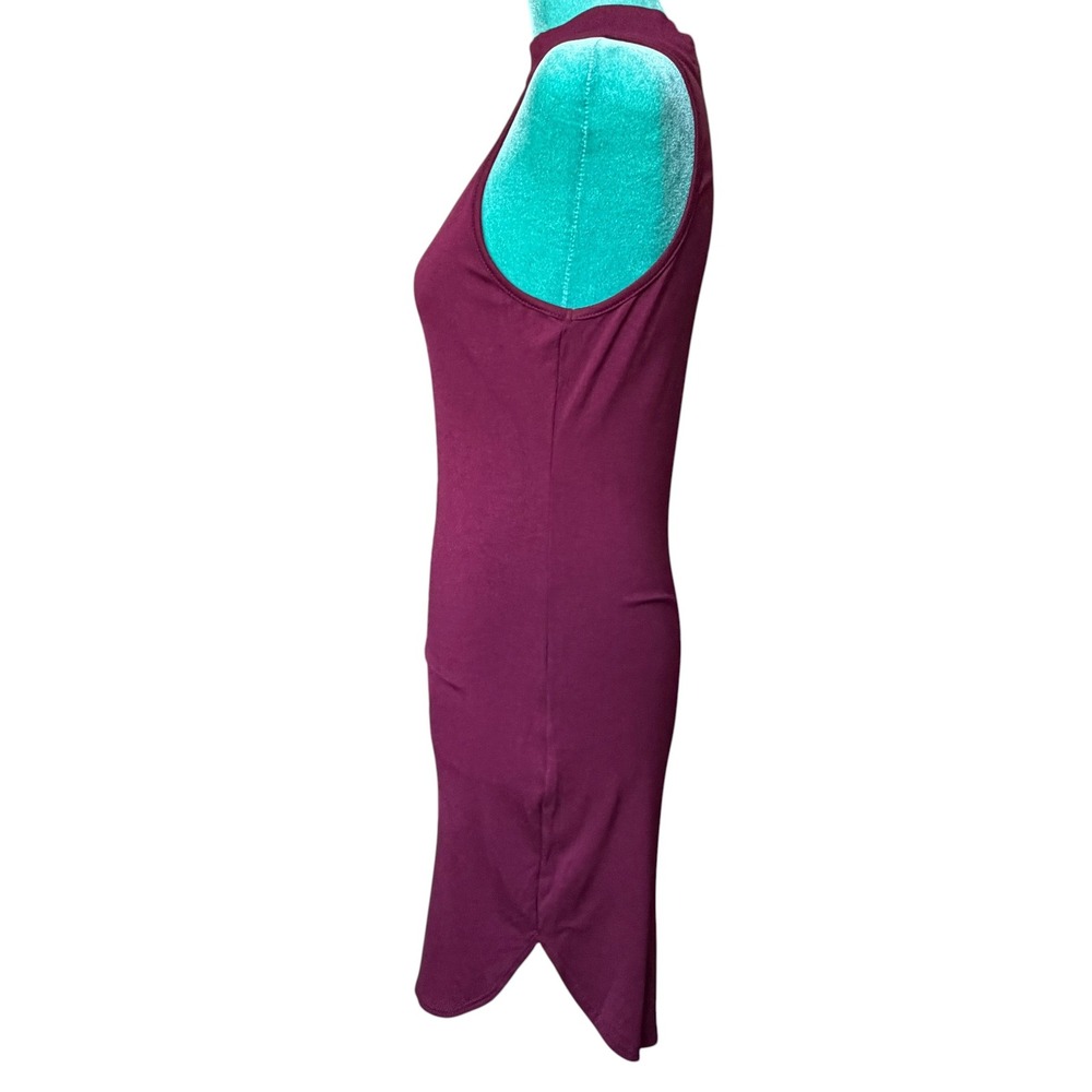 Wet Seal 90s Y2K Choker Style Keyhole Sleeveless Bodycon Mini Dress - Picture 6 of 6